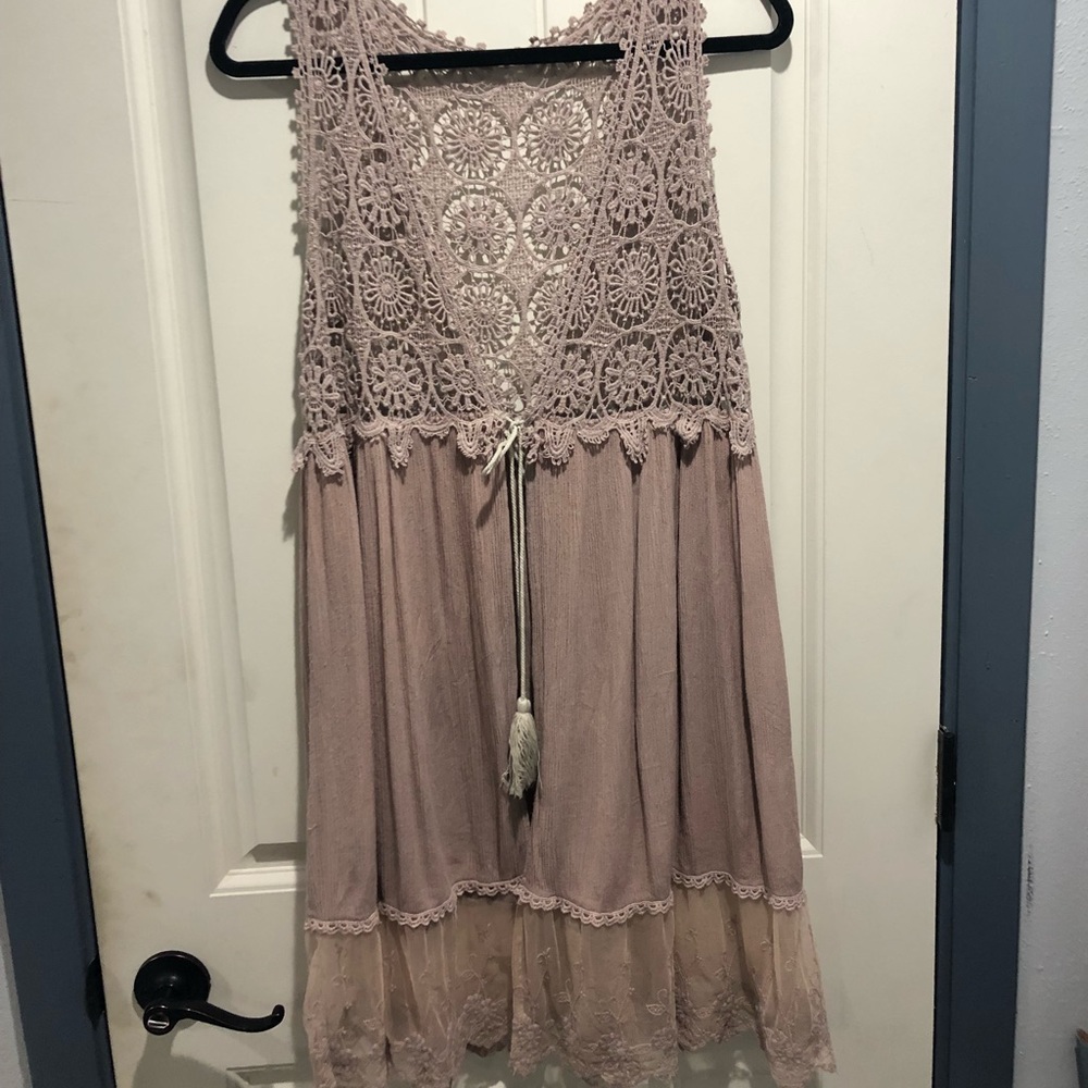 Crochet/Gauze/Lace Vest